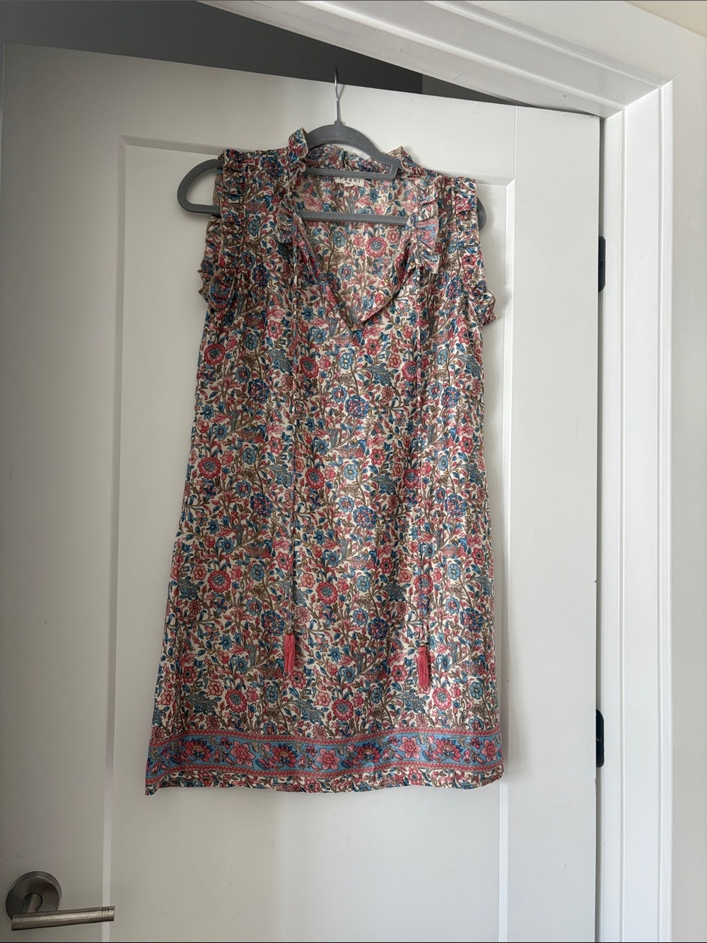 Floral Print Mini Dress in Multicolor